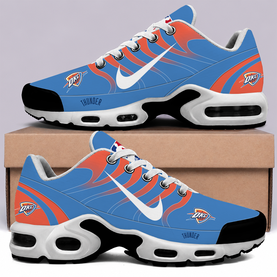 [HOT DEAL] NEW CUSTOMIZED NBA01 OCT OKLAHOMA CITY THUNDER AIR MAX PLUS SNEAKERS