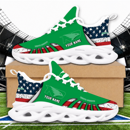 [FAN FAVORITE] NEW CUSTOMIZED NCAA MFF01 NFH NORTH DAKOTA FIGHTING HAWKS UNISEX CLUNKY SNEAKERS