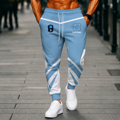LIMITED EDITION - NEW CUSTOMIZED NCAA CFH01 NTH NORTH CAROLINA TAR HEELS SWEATPANTS