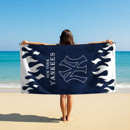 LIMITED EDITION - NEW CUSTOMIZED MLB01 NYY NEW YORK YANKEES BEACH TOWEL FOR FAN