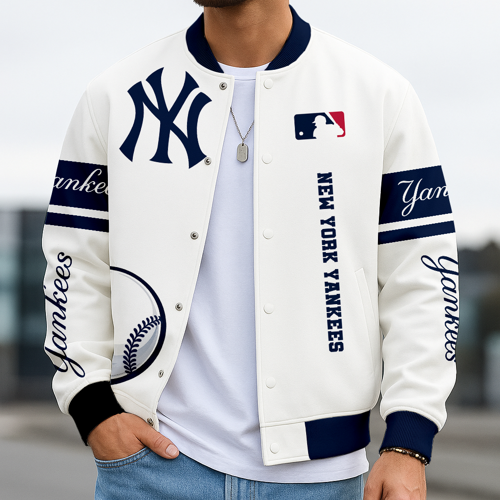 LIMITED EDITION - NEW CUSTOMIZED MLB01 NYY NEW YORK YANKEES BASEBALL JACKET