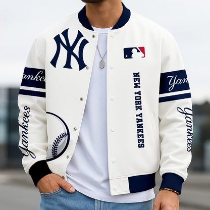 LIMITED EDITION - NEW CUSTOMIZED MLB01 NYY NEW YORK YANKEES BASEBALL JACKET