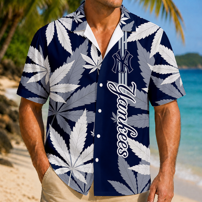 LIMITED EDITION - NEW CUSTOMIZED MLB01 NYY NEW YORK YANKEES UNISEX HAWAIIAN SHIRT