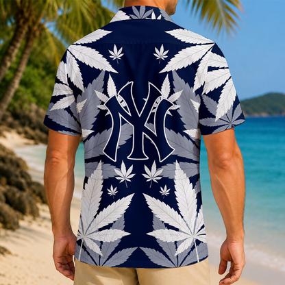 LIMITED EDITION - NEW CUSTOMIZED MLB01 NYY NEW YORK YANKEES UNISEX HAWAIIAN SHIRT