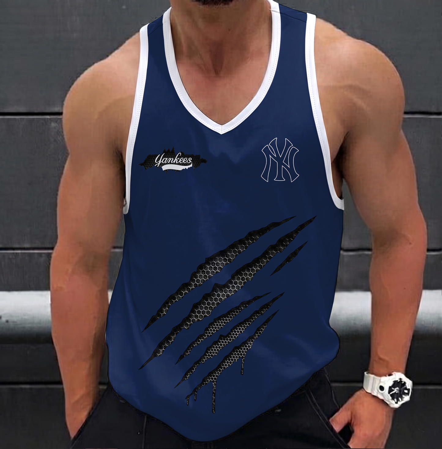 VIRAL EDITION - NEW CUSTOMIZED MLB01 NYY NEW YORK YANKEES UNISEX TANK TOP