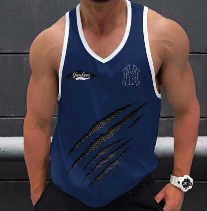 VIRAL EDITION - NEW CUSTOMIZED MLB01 NYY NEW YORK YANKEES UNISEX TANK TOP
