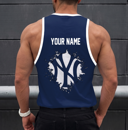 VIRAL EDITION - NEW CUSTOMIZED MLB01 NYY NEW YORK YANKEES UNISEX TANK TOP