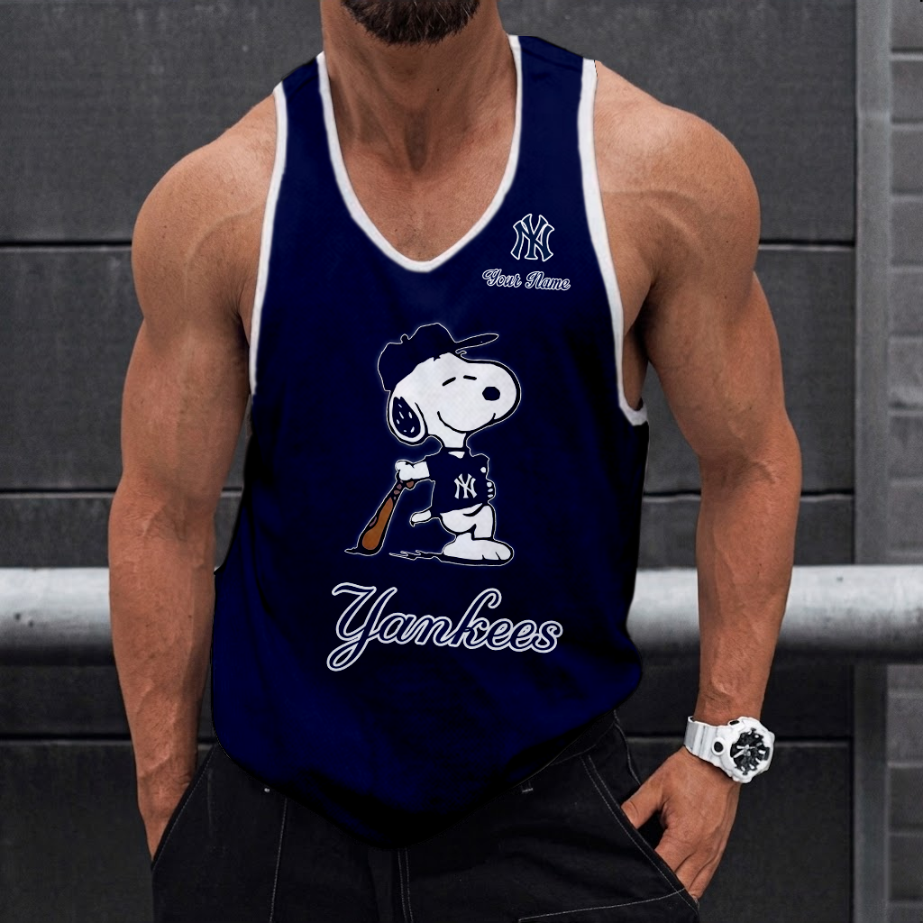 LIMITED EDITION - NEW CUSTOMIZED MLB01 NYY NEW YORK YANKEES  UNISEX TANK TOP