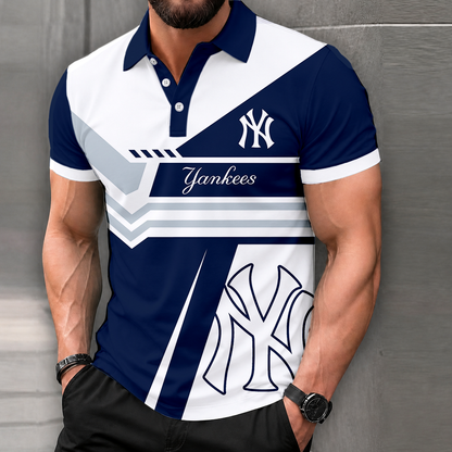 LIMITED EDITION - NEW CUSTOMIZED MLB01 NYY NEW YORK YANKEES POLO SHIRT, ZIP POLO SHIRT & T-SHIRTS