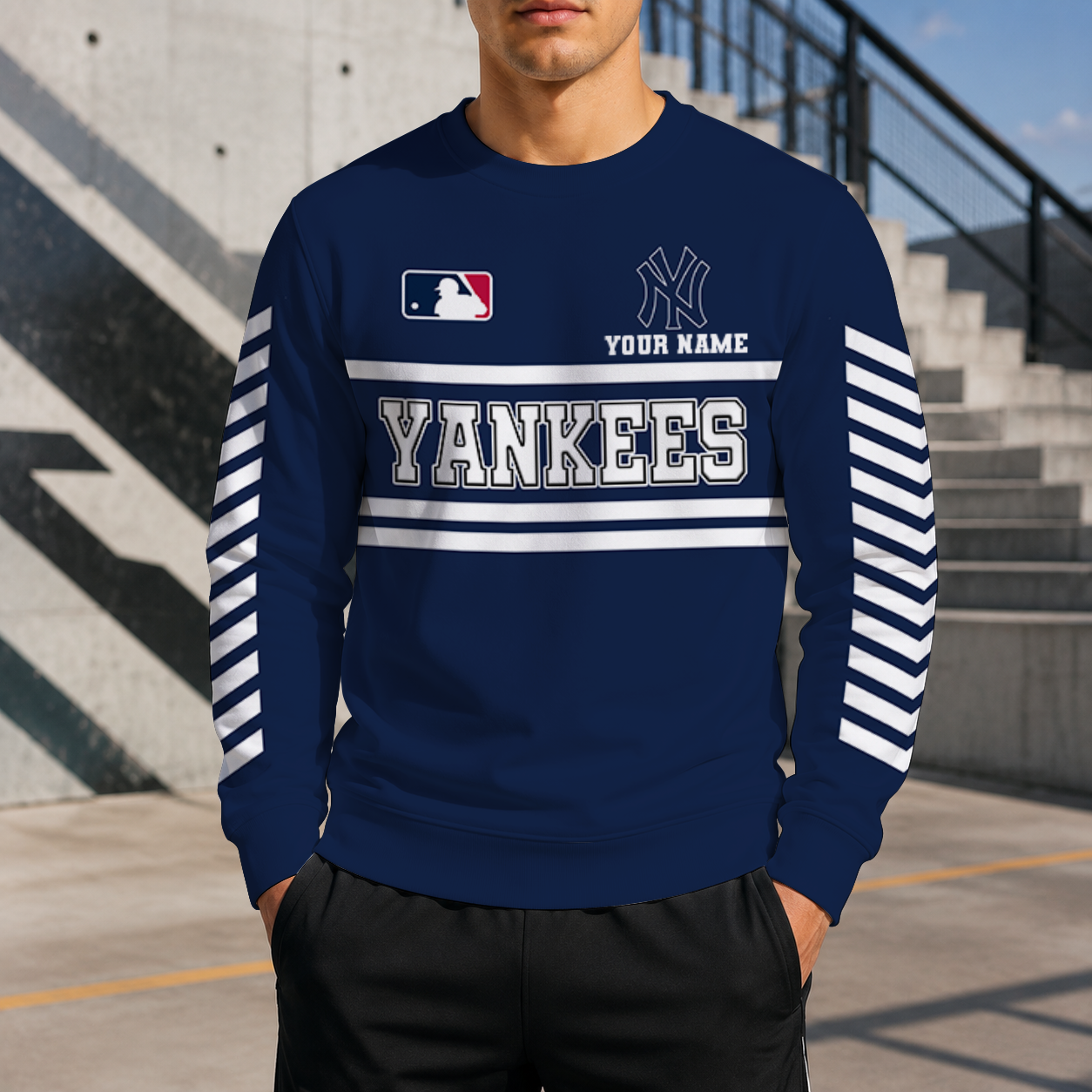 VIRAL EDITION - NEW CUSTOMIZED MLB01 NYY NEW YORK YANKEES UNISEX SWEATSHIRT