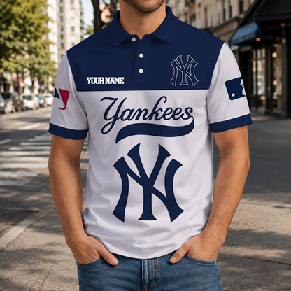 LIMITED EDITION - NEW CUSTOMIZED MLB01 NYY NEW YORK YANKEES T-SHIRT, POLO SHIRT, ZIP POLO SHIRT, SWEATSHIRT, HOODIE & ZIP HOODIE