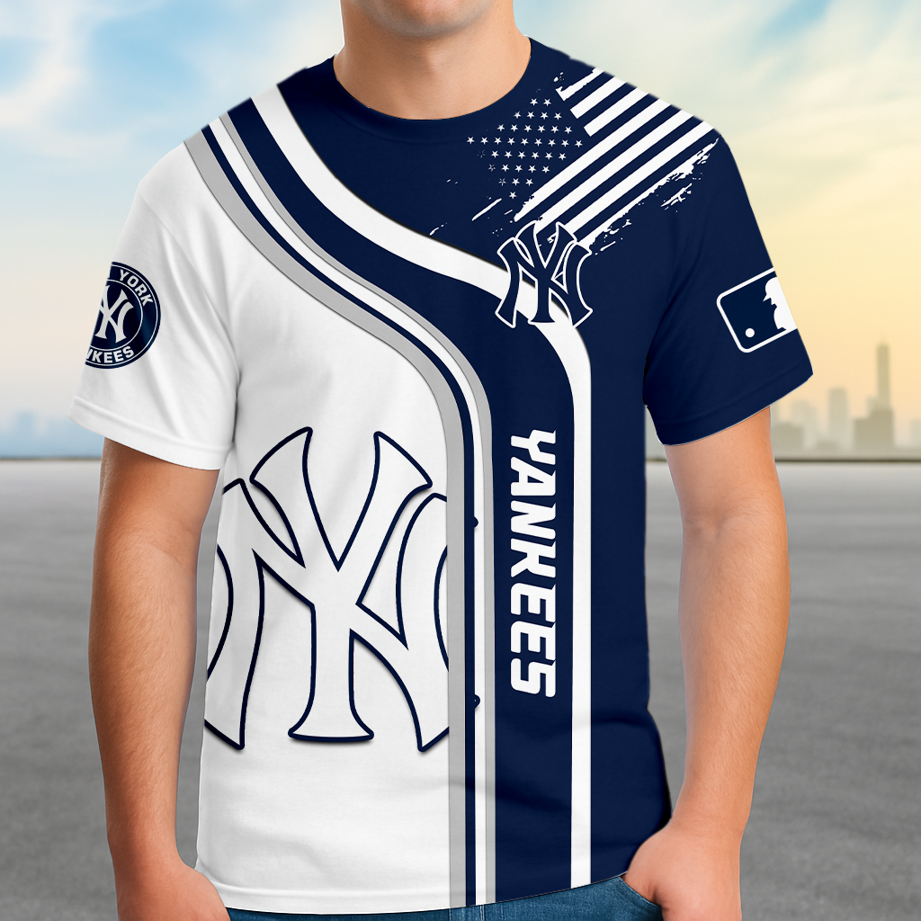 ELITE EDITION - NEW CUSTOMIZED MLB01 NYY NEW YORK YANKEES POLO SHIRT, ZIP POLO SHIRT & T-SHIRTS