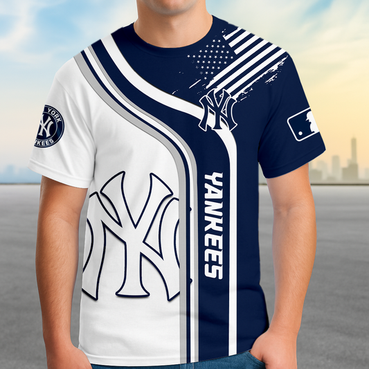 ELITE EDITION - NEW CUSTOMIZED MLB01 NYY NEW YORK YANKEES POLO SHIRT, ZIP POLO SHIRT & T-SHIRTS