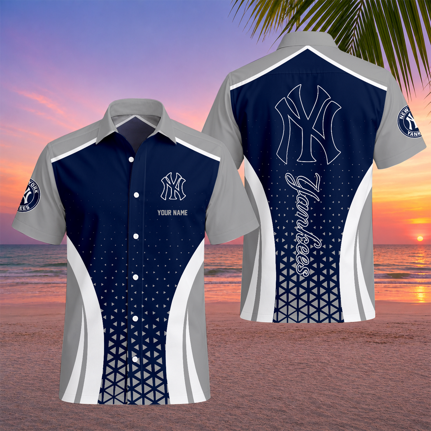LIMITED EDITION - NEW CUSTOMIZED MLB01 NYY NEW YORK YANKEES UNISEX HAWAIIAN SHIRT