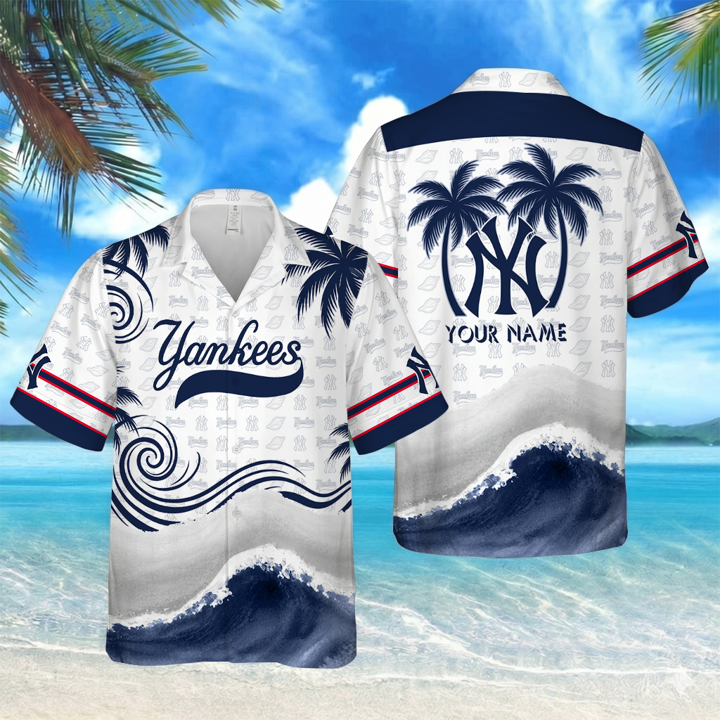LIMITED EDITION - NEW CUSTOMIZED MLB01 NYY NEW YORK YANKEES UNISEX HAWAIIAN SHIRT