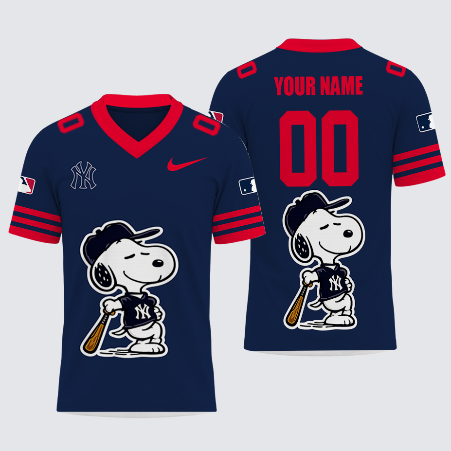 [FLASH SALE] NEW CUSTOMIZED MLB01 NYY NEW YORK YANKEES FOOTBALL JERSEY