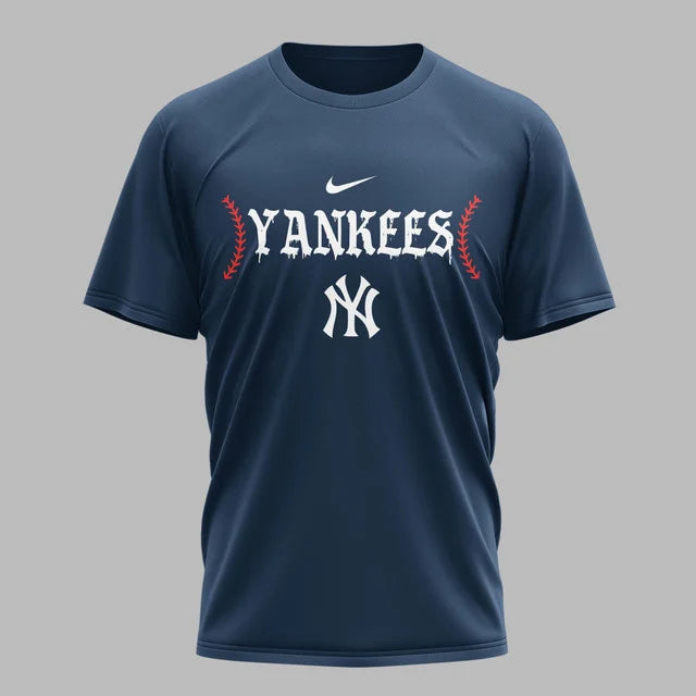 [FLASH SALE] NEW CUSTOMIZED MLB01 NYY NEW YORK YANKEES MUTICOLOR T-SHIRT