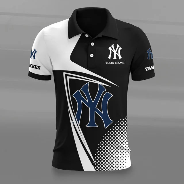 [FLASH SALE] NEW CUSTOMIZED MLB01 NYY NEW YORK YANKEES POLO SHIRT