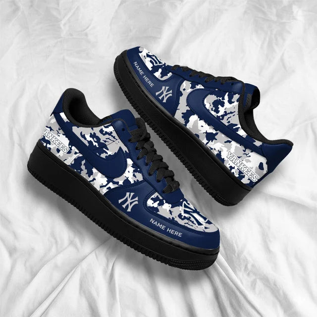 [FLASH SALE] NEW CUSTOMIZED MLB01 NYY NEW YORK YANKEES AF1 SHOES