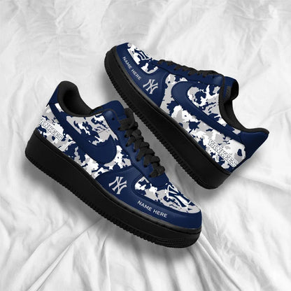 [FLASH SALE] NEW CUSTOMIZED MLB01 NYY NEW YORK YANKEES AF1 SHOES
