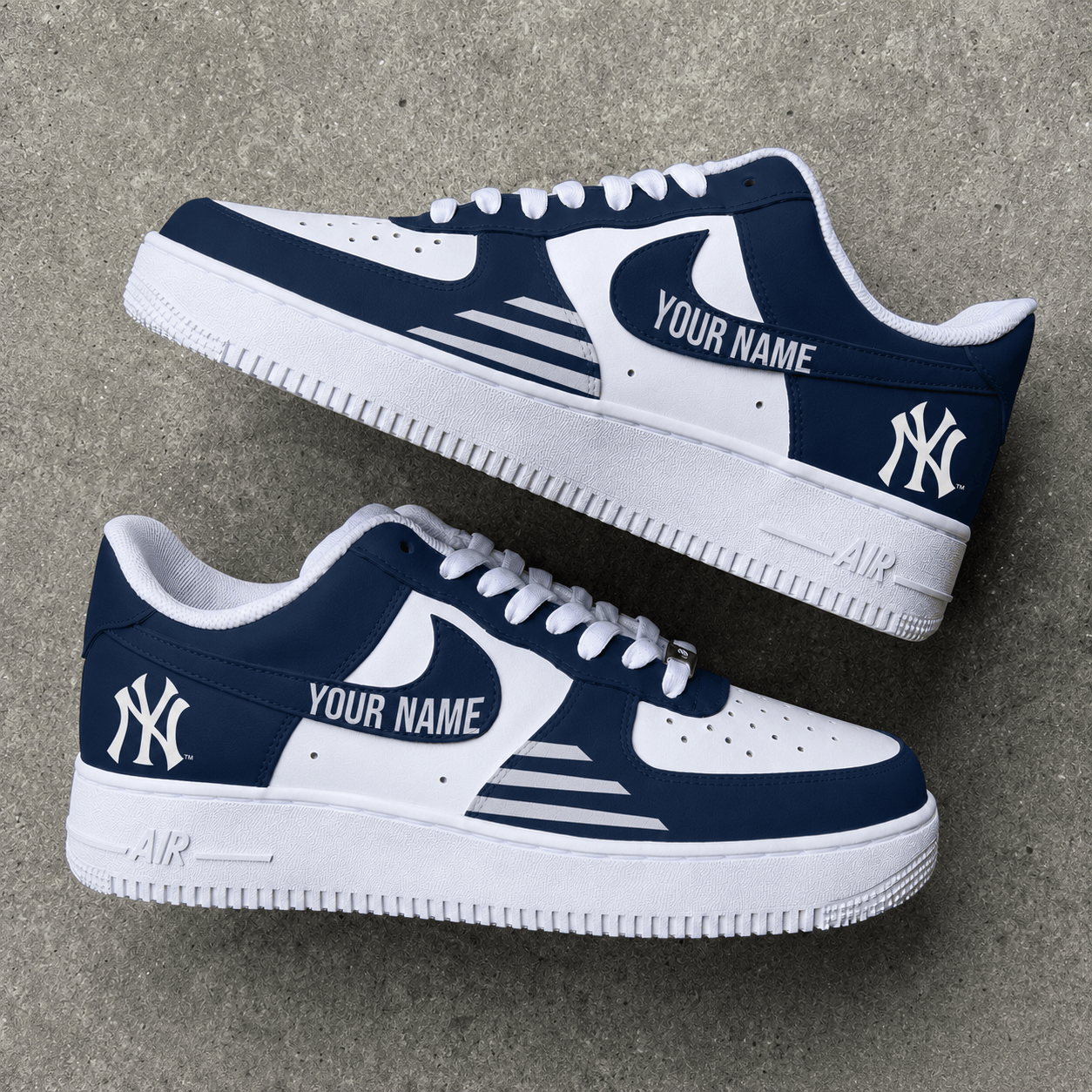 [FLASH SALE] NEW CUSTOMIZED MLB01 NYY NEW YORK YANKEES AF1 SHOES