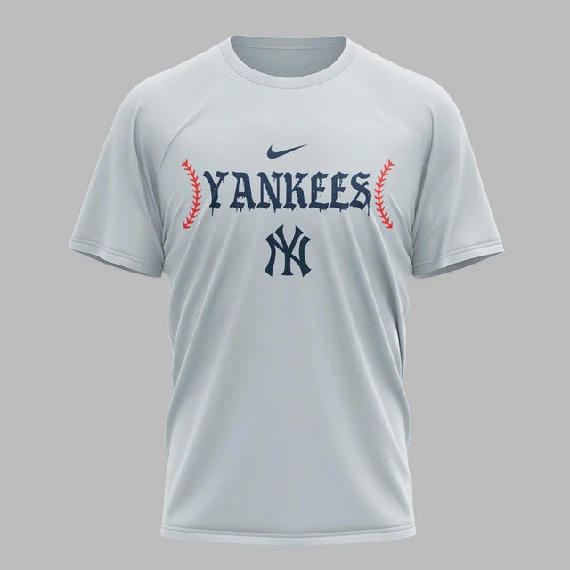 [FLASH SALE] NEW CUSTOMIZED MLB01 NYY NEW YORK YANKEES MUTICOLOR T-SHIRT