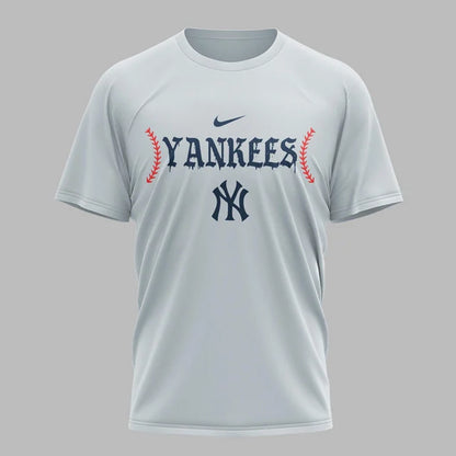 [FLASH SALE] NEW CUSTOMIZED MLB01 NYY NEW YORK YANKEES MUTICOLOR T-SHIRT