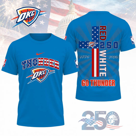 LIMITED EDITION - NEW CUSTOMIZED NBA01 OCT OKLAHOMA CITY THUNDER T-SHIRT, POLO SHIRT, ZIP POLO SHIRT, SWEATSHIRT, HOODIE & ZIP HOODIE
