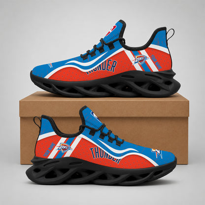 LIMITED EDITION - NEW CUSTOMIZED NBA01 OCT OKLAHOMA CITY THUNDER MAX SOUL SHOES