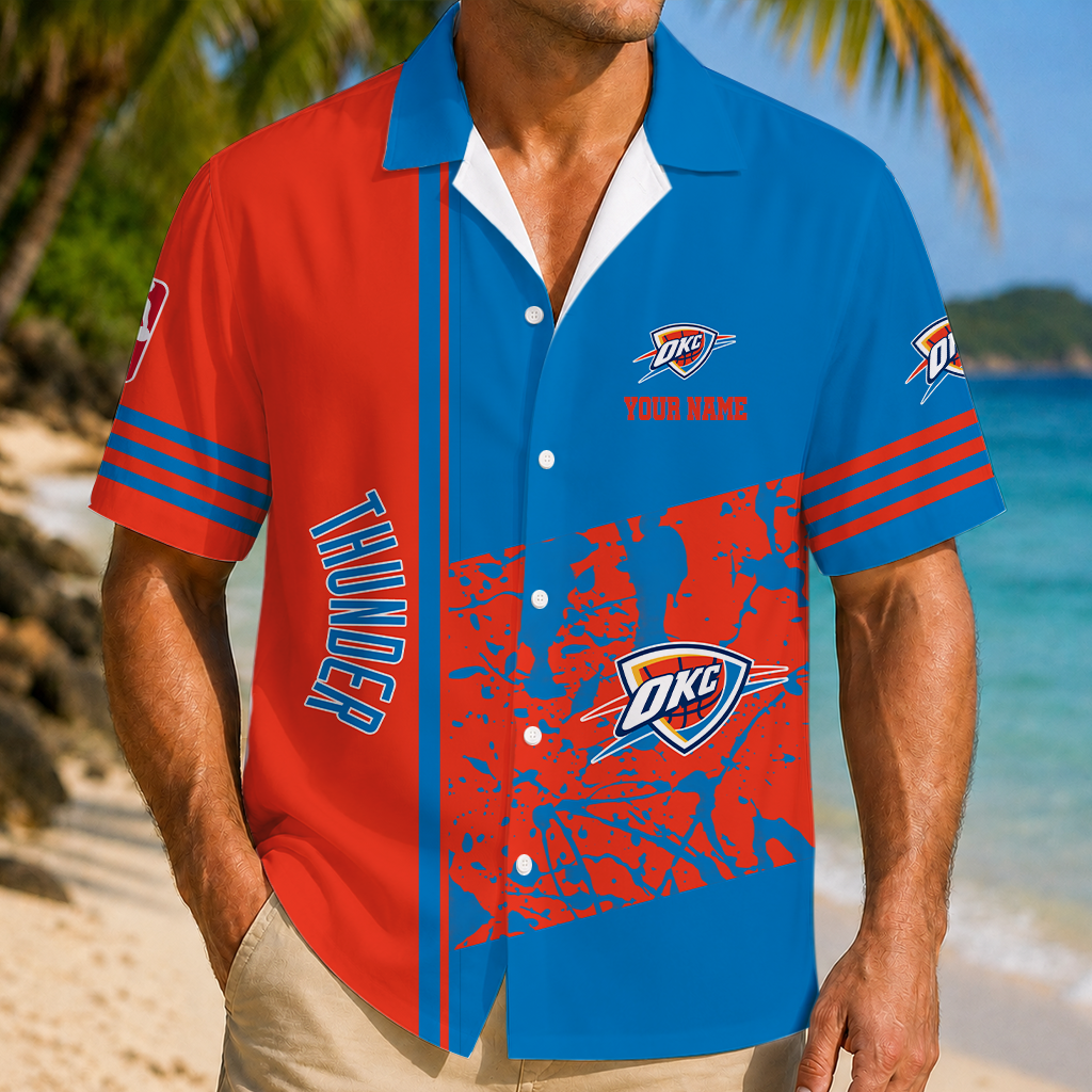LIMITED EDITION - NEW CUSTOMIZED NBA01 OCT OKLAHOMA CITY THUNDER UNISEX HAWAIIAN SHIRT