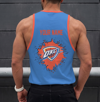 ELITE EDITION - NEW CUSTOMIZED NBA01 OCT OKLAHOMA CITY THUNDER UNISEX TANK TOP