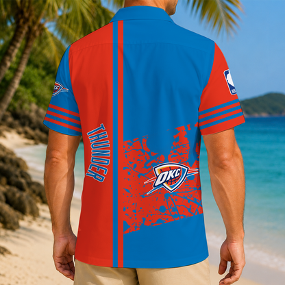 LIMITED EDITION - NEW CUSTOMIZED NBA01 OCT OKLAHOMA CITY THUNDER UNISEX HAWAIIAN SHIRT