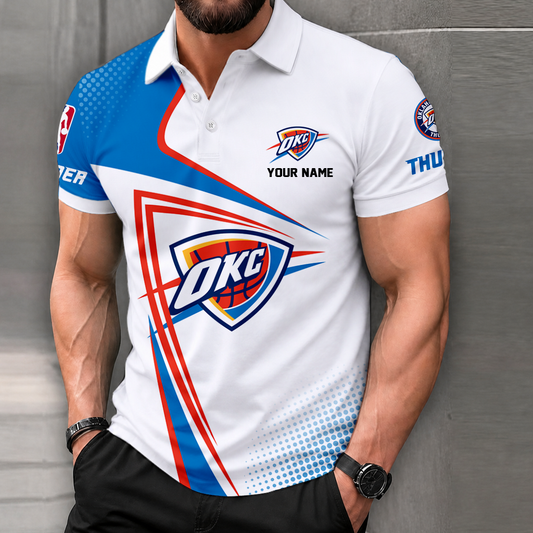 LIMITED EDITION - NEW CUSTOMIZED NBA01 OCT OKLAHOMA CITY THUNDER T-SHIRT, POLO SHIRT, ZIP POLO SHIRT, SWEATSHIRT, HOODIE & ZIP HOODIE
