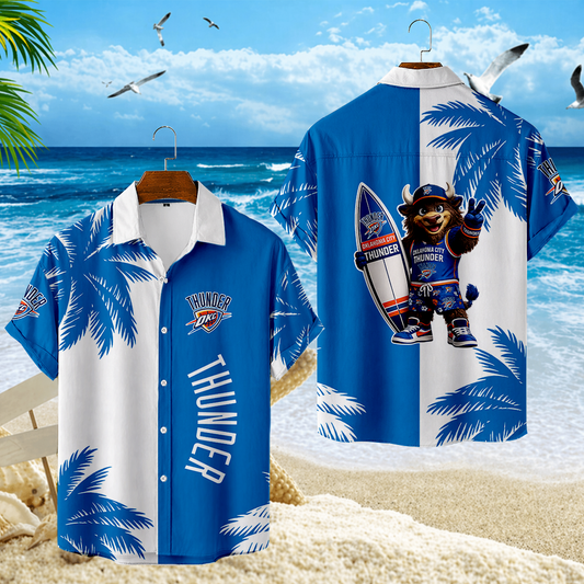 LIMITED EDITION - NEW CUSTOMIZED NBA01 OCT OKLAHOMA CITY THUNDER UNISEX HAWAIIAN SHIRT