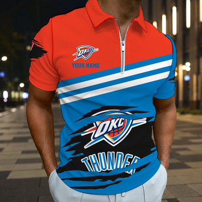 LIMITED EDITION - NEW CUSTOMIZED NBA01 OCT OKLAHOMA CITY THUNDER T-SHIRT, POLO SHIRT, ZIP POLO SHIRT, SWEATSHIRT, HOODIE & ZIP HOODIE