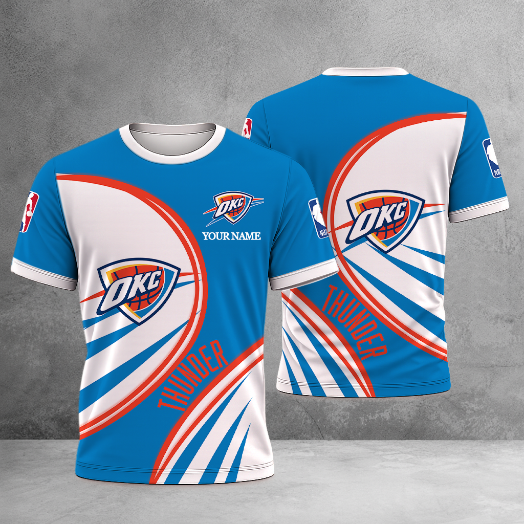 LIMITED EDITION - NEW CUSTOMIZED NBA01 OCT OKLAHOMA CITY THUNDER T-SHIRT, POLO SHIRT, ZIP POLO SHIRT, SWEATSHIRT, HOODIE & ZIP HOODIE