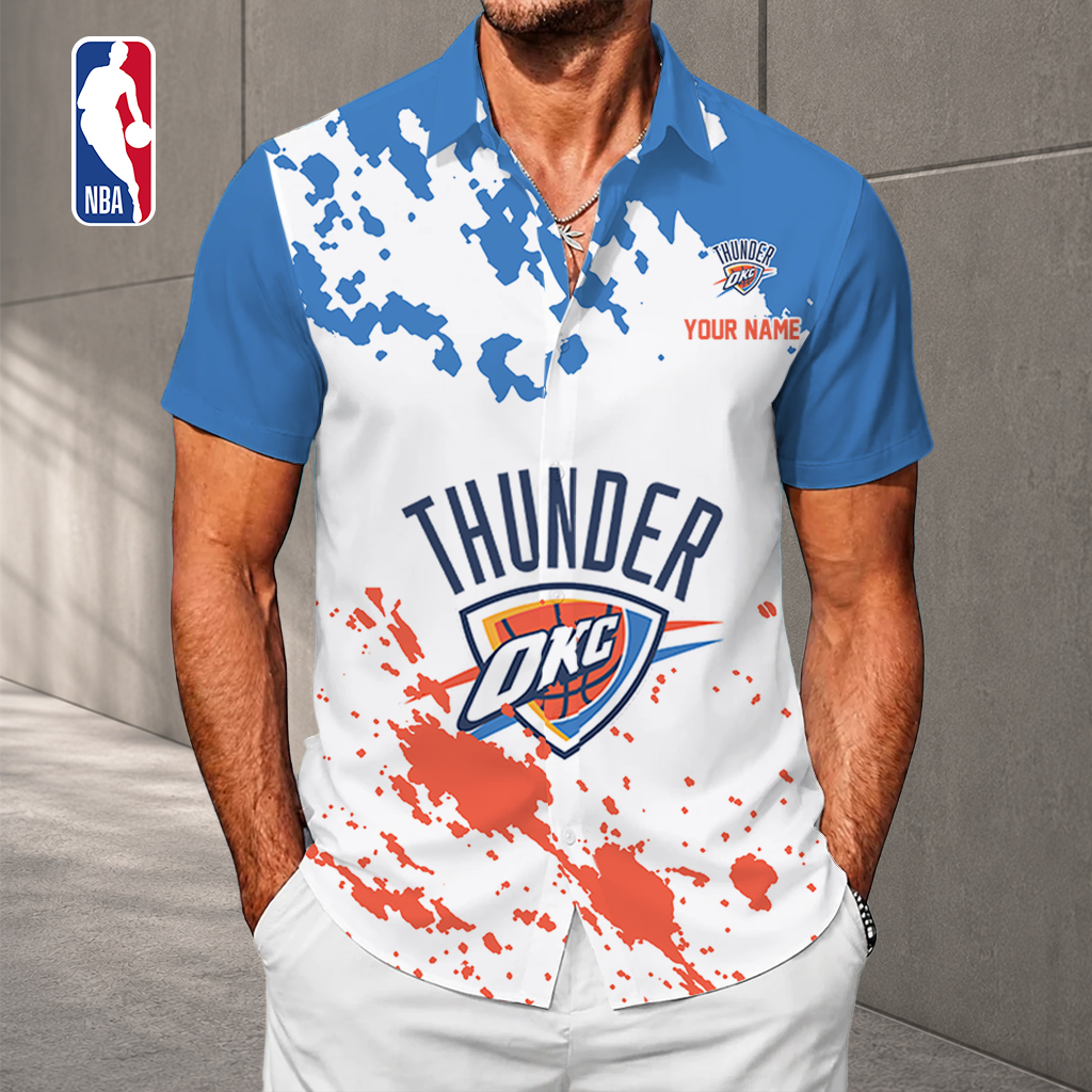 VIRAL EDITION - NEW CUSTOMIZED NBA01 OCT OKLAHOMA CITY THUNDER UNISEX HAWAIIAN SHIRT