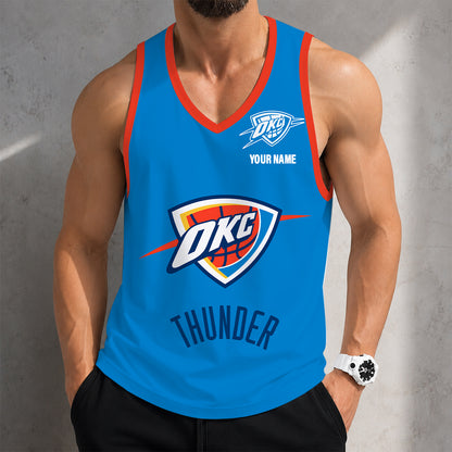 LIMITED EDITION - NEW CUSTOMIZED NBA01 OCT OKLAHOMA CITY THUNDER UNISEX TANK TOP