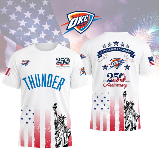 LIMITED EDITION - NEW CUSTOMIZED NBA01 OCT OKLAHOMA CITY THUNDER T-SHIRT, POLO SHIRT, ZIP POLO SHIRT, SWEATSHIRT, HOODIE & ZIP HOODIE