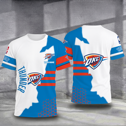 LIMITED EDITION - NEW CUSTOMIZED NBA01 OCT OKLAHOMA CITY THUNDER T-SHIRT, POLO SHIRT, ZIP POLO SHIRT, SWEATSHIRT, HOODIE & ZIP HOODIE