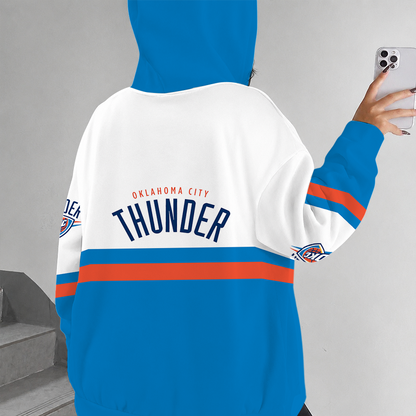 [HOT DEAL] NEW CUSTOMIZED NBA01 OCT OKLAHOMA CITY THUNDER ZIP HOODIE
