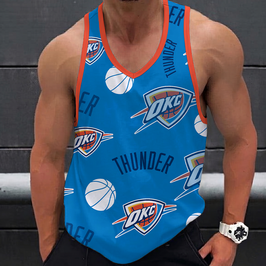 LIMITED EDITION - NEW CUSTOMIZED NBA01 OCT OKLAHOMA CITY THUNDER UNISEX TANK TOP