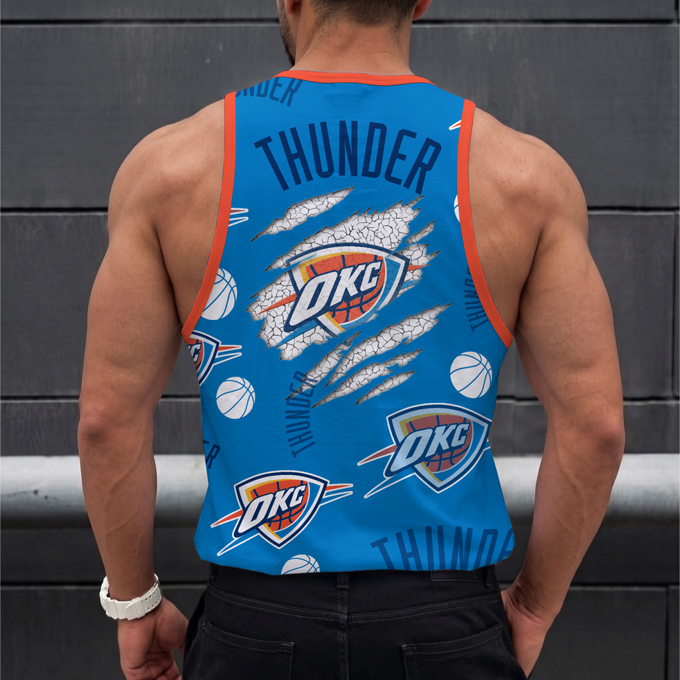 LIMITED EDITION - NEW CUSTOMIZED NBA01 OCT OKLAHOMA CITY THUNDER UNISEX TANK TOP