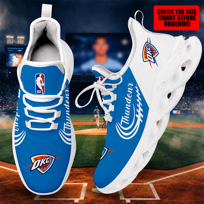 [HOT DEAL] NEW CUSTOMIZED NBA01 OCT OKLAHOMA CITY THUNDER MAX SOUL SHOES