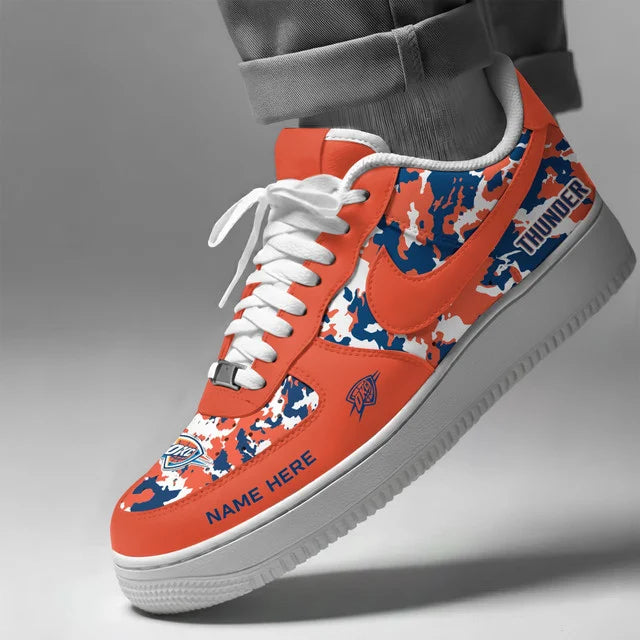 [HOT DEAL] NEW CUSTOMIZED NBA01 OCT OKLAHOMA CITY THUNDER AF1 SHOES