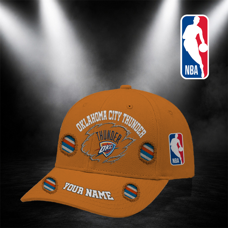 [HOT DEAL] NEW CUSTOMIZED NBA01 OCT OKLAHOMA CITY THUNDER CLASSIC CAP