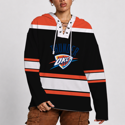 [HOT DEAL] NEW CUSTOMIZED NBA01 OCT OKLAHOMA CITY THUNDER LACER HOODIE