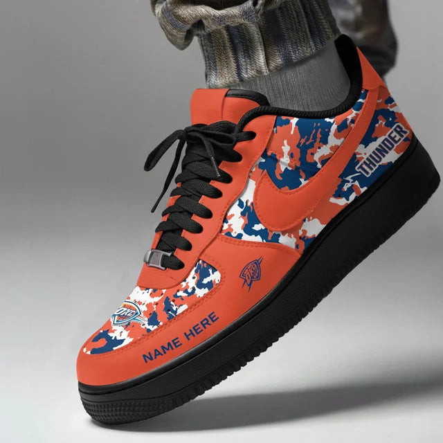 [HOT DEAL] NEW CUSTOMIZED NBA01 OCT OKLAHOMA CITY THUNDER AF1 SHOES