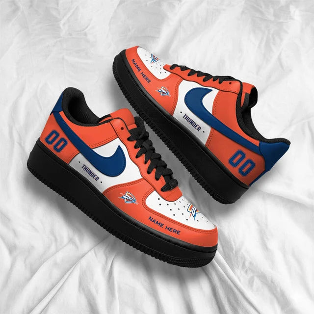[HOT DEAL] NEW CUSTOMIZED NBA01 OCT OKLAHOMA CITY THUNDER AF1 SHOES