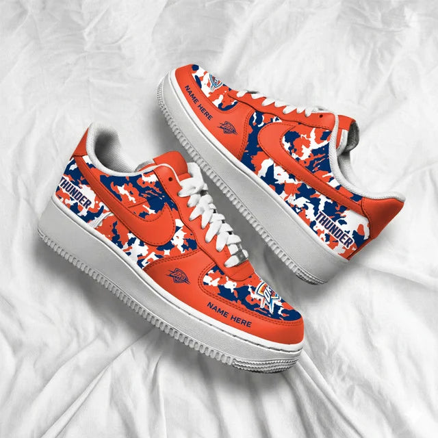 [HOT DEAL] NEW CUSTOMIZED NBA01 OCT OKLAHOMA CITY THUNDER AF1 SHOES